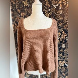 Old Navy Square Neck Ribbed Sweater NWT
